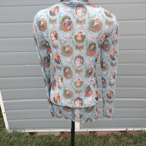 Rachel Antonoff Black Lillian Turtleneck In Romance Novel Size M EUC - Picture 5 of 9